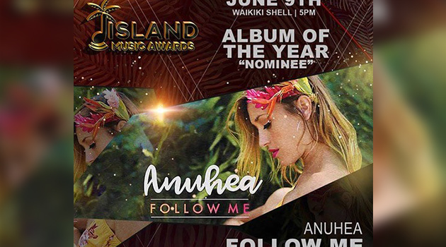 Anuhea nominated for two iHeart Radio Island Music Awards