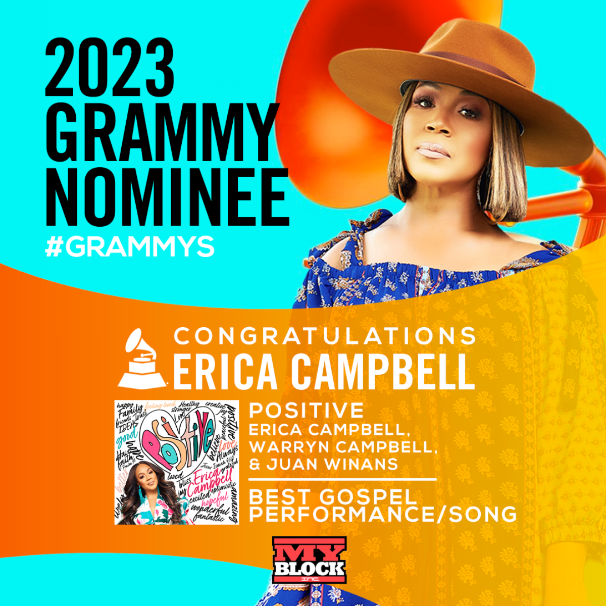 Congratulations to Erica Campbell on her Grammy nomination - SRG-ILS Group